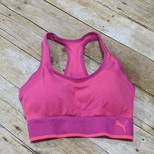 PUMA Women's Performance Pink Sports Bra